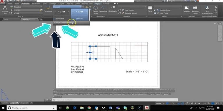 AutoCad Assignments